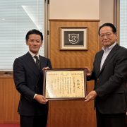 別海町に表敬訪問。町長と面談